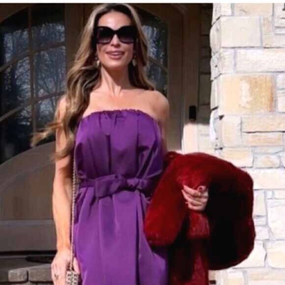 ZARA STUDIO STRAPLESS TAFFETA DRESS LIMITED EDITION - Picture 2 of 14